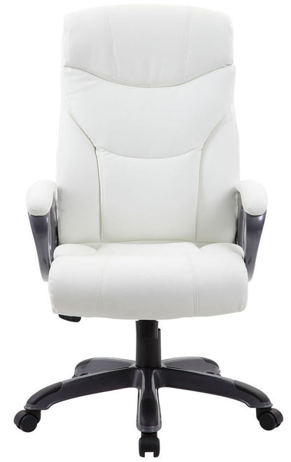 Office Chair Connor | size: Width: 73.5cm, Height: 115-124cm, Depth: 65.5cm | color: White | image: 1 | variant: 1005228