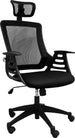 Office Chair Conwy | size: Width: 64.5cm, Height: 96-103cm, Depth: 49cm | color: Black | image: 1 | variant: 1001199