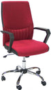 Office Chair Crickhowell | size: Width: 58cm, Height: 97-105cm, Depth: 59cm | color: Red | image: 1 | variant: 1001116