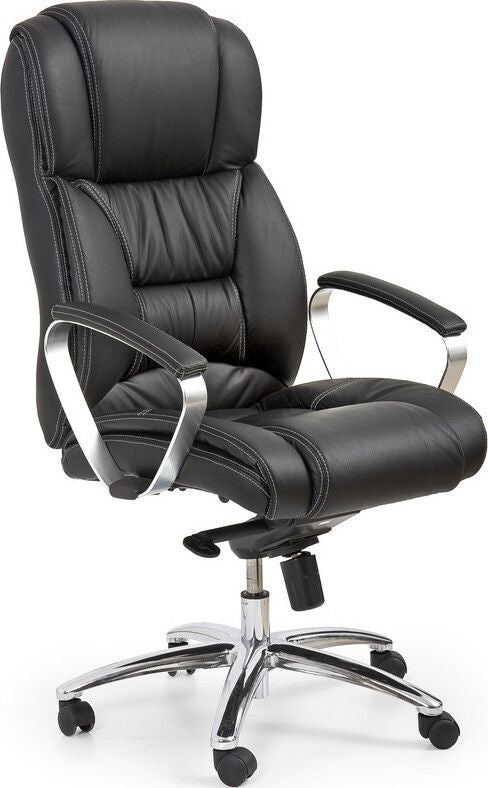 Office Chair Cuneo | size: Width: 68cm, Height: 118cm, Depth: 54cm | color: Black | image: 1 | variant: 1002892
