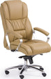 Office Chair Cuneo | size: Width: 68cm, Height: 118cm, Depth: 54cm | color: Brown | image: 1 | variant: 1002893