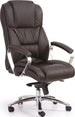 Office Chair Cuneo | size: Width: 68cm, Height: 118cm, Depth: 54cm | color: Brown | image: 1 | variant: 1002894
