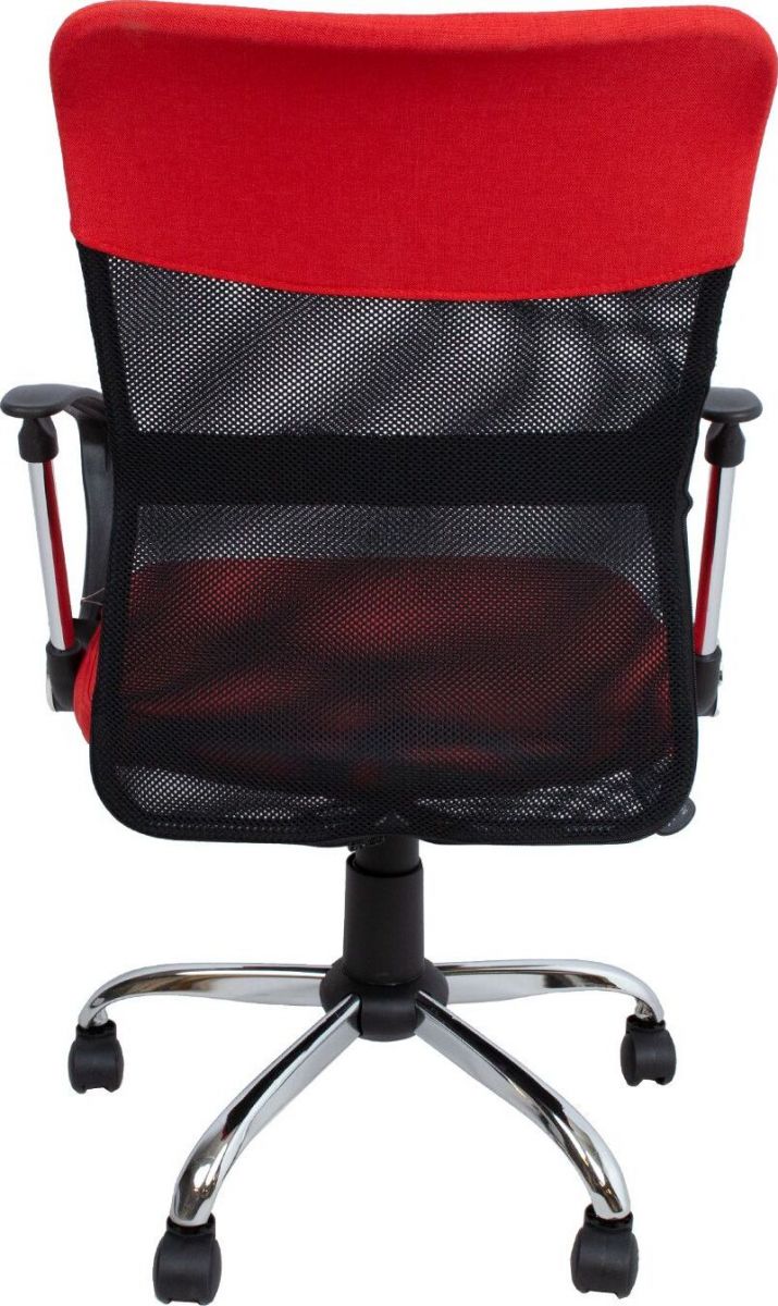 Office Chair Darius | size: Width: 57cm, Height: 103cm, Depth: 57cm | color: Red | image: 4 | variant: 1005232