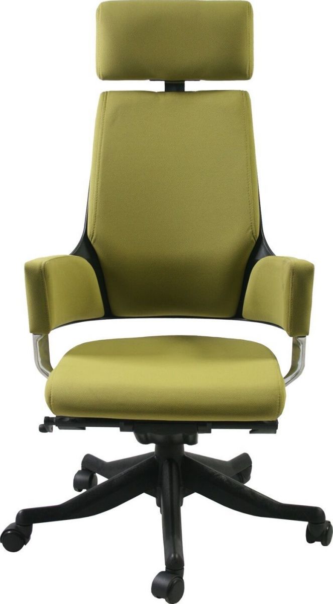 Office Chair Delphi | size: Width: 60cm, Height: 116-128.5cm, Depth: 47cm | color: Green | image: 1 | variant: 1005242