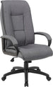 Office Chair Denbigh | size: Width: 68.5cm, Height: 115.5-124.5cm, Depth: 76.5cm | color: Gray | image: 1 | variant: 1001195