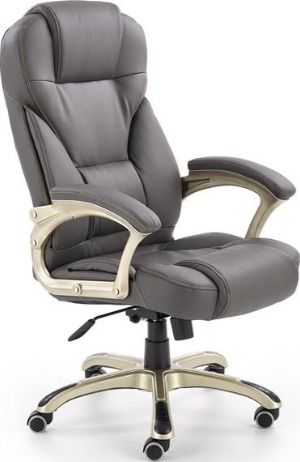 Office Chair Desmond | size: Width: 70cm, Height: 119cm, Depth: 67cm | color: Gray | image: 1 | variant: 1005085