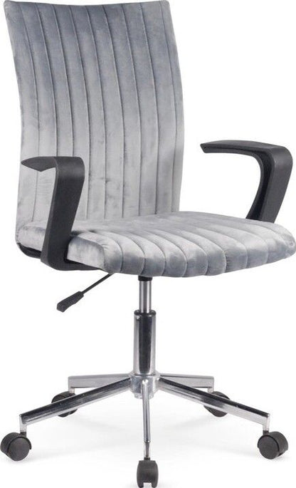 Office Chair Doral | size: Width: 55cm, Height: 98cm, Depth: 58cm | color: Gray | image: 1 | variant: 1005096