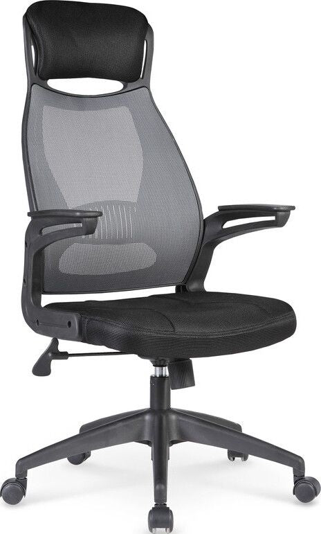 Office Chair East Christchurch | size: Width: 58cm, Height: 124cm, Depth: 62cm | color: Gray | image: 1 | variant: 1007019