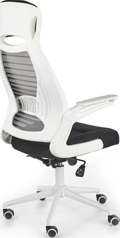 Office Chair East Holyhead | size: Width: 60cm, Height: 124cm, Depth: 65cm | color: Gray | image: 2 | variant: 1007026