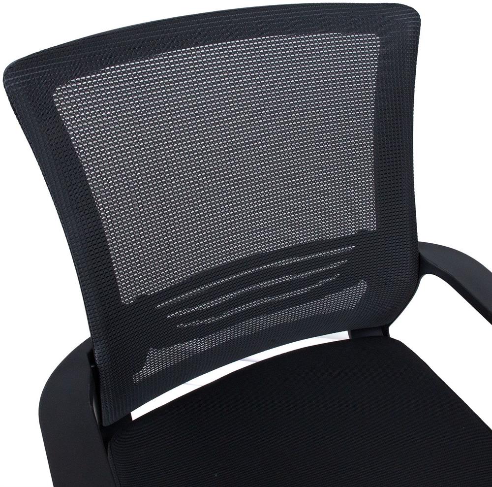 Office Chair East Llanidloes | size: Width: 57cm, Height: 104cm, Depth: 65cm | color: Black | image: 6 | variant: 1006021