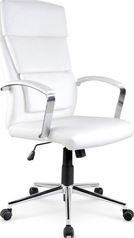 Office Chair East Newark | size: Width: 65cm, Height: 120cm, Depth: 67cm | color: White | image: 1 | variant: 1007036
