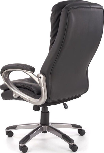 Office Chair East Newport | size: Width: 66cm, Height: 124cm, Depth: 72cm | color: Black | image: 3 | variant: 1007196