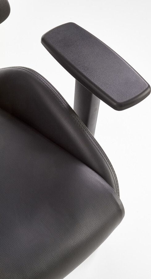 Office Chair East Pontefract | size: Width: 68cm, Height: 118cm, Depth: 78cm | color: Black | image: 3 | variant: 1007038
