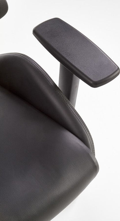 Office Chair East Pontefract | size: Width: 68cm, Height: 118cm, Depth: 78cm | color: Black | image: 3 | variant: 1007038