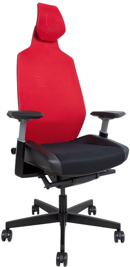 Office Chair East Porto | size: Width: 70cm, Height: 139cm, Depth: 71cm | color: Black/Red | image: 1 | variant: 1006205