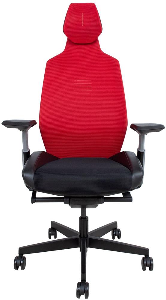 Office Chair East Porto | size: Width: 70cm, Height: 139cm, Depth: 71cm | color: Black/Red | image: 2 | variant: 1006205