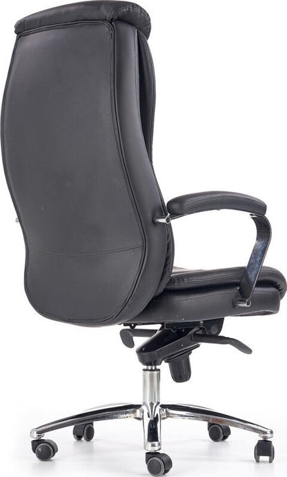 Office Chair East Runcorn | size: Width: 63cm, Height: 124cm, Depth: 70cm | color: Black | image: 2 | variant: 1007043