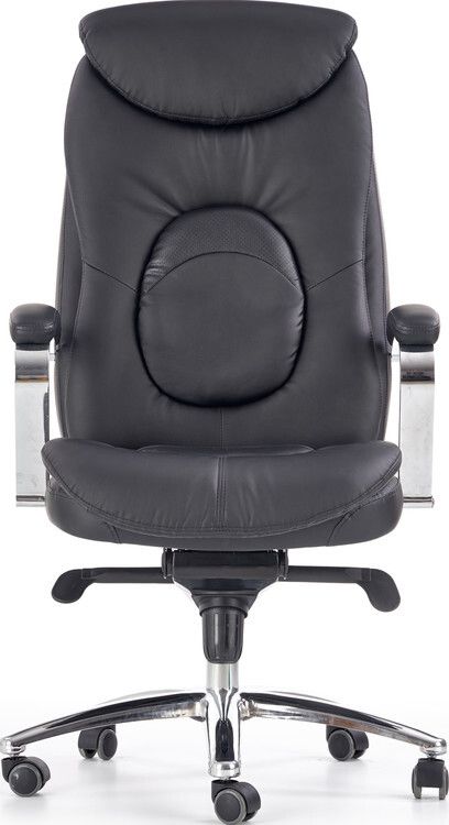 Office Chair East Runcorn | size: Width: 63cm, Height: 124cm, Depth: 70cm | color: Black | image: 3 | variant: 1007043
