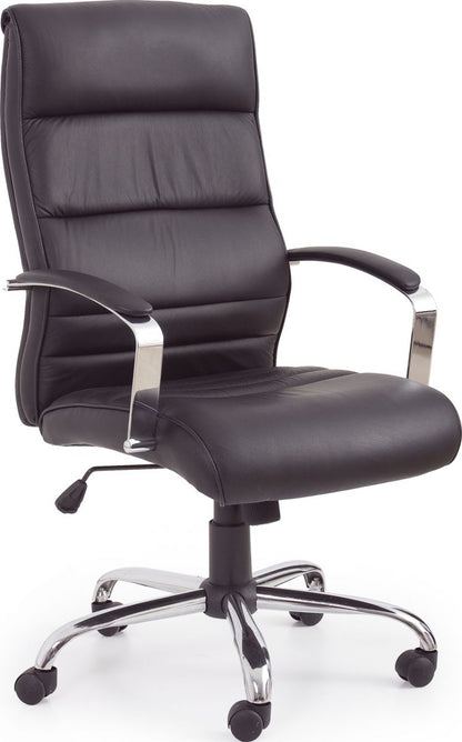Office Chair East Rushden | size: Width: 63cm, Height: 122cm, Depth: 51cm | color: Black | image: 1 | variant: 1007044