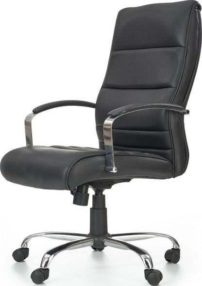 Office Chair East Rushden | size: Width: 63cm, Height: 122cm, Depth: 51cm | color: Black | image: 2 | variant: 1007044