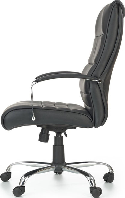 Office Chair East Rushden | size: Width: 63cm, Height: 122cm, Depth: 51cm | color: Black | image: 3 | variant: 1007044