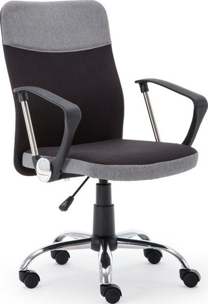 Office Chair East Worthing | size: Width: 57cm, Height: 104cm, Depth: 60cm | color: Gray | image: 1 | variant: 1007002
