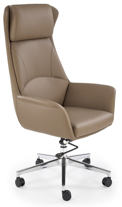 Office Chair Ederson | size: Width: 76cm, Height: 131cm, Depth: 65cm | color: Brown | image: 0 | variant: 1017826