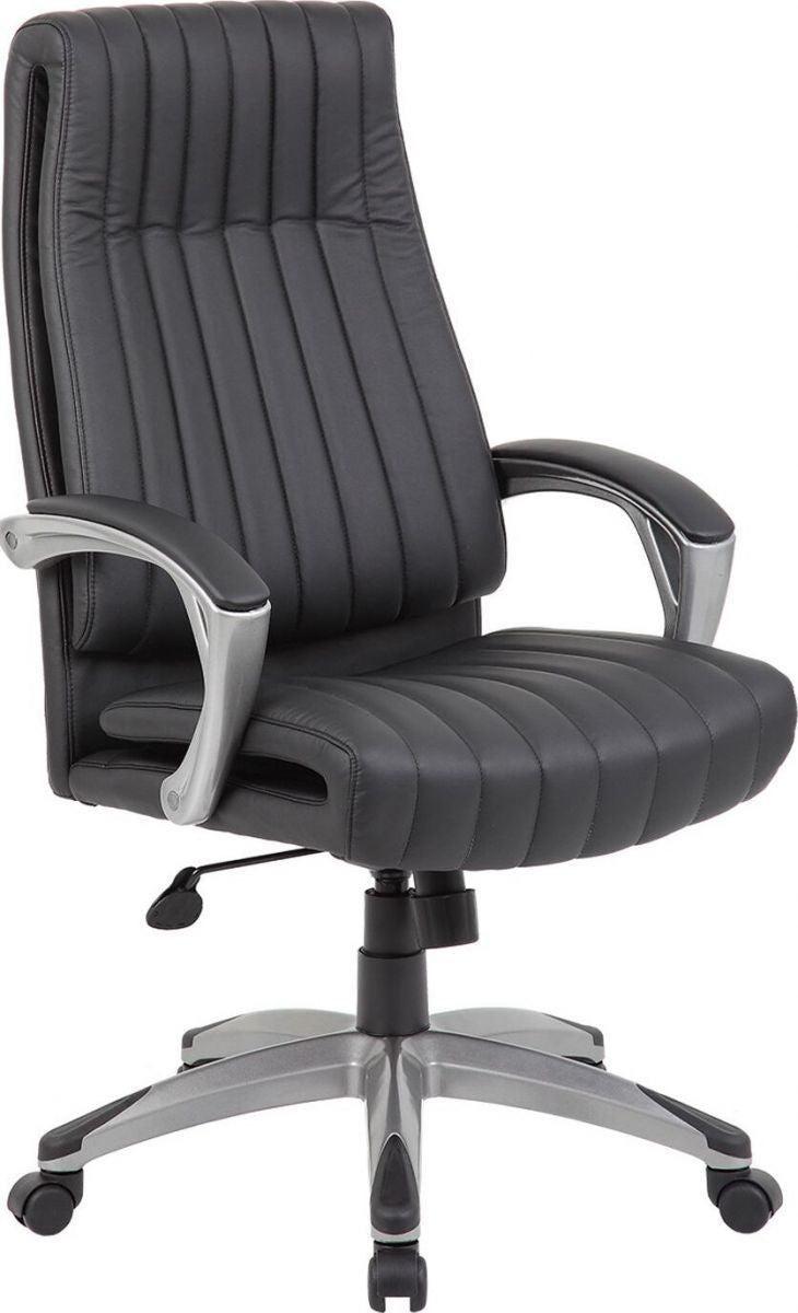 Office Chair Elegant | size: Width: 62.5cm, Height: 112-119.5cm, Depth: 76.5cm | color: Black | image: 1 | variant: 1005250