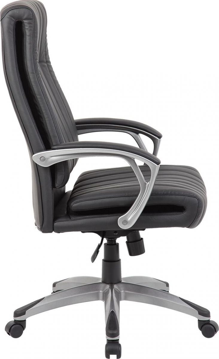 Office Chair Elegant | size: Width: 62.5cm, Height: 112-119.5cm, Depth: 76.5cm | color: Black | image: 2 | variant: 1005250