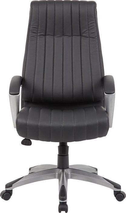 Office Chair Elegant | size: Width: 62.5cm, Height: 112-119.5cm, Depth: 76.5cm | color: Black | image: 3 | variant: 1005250