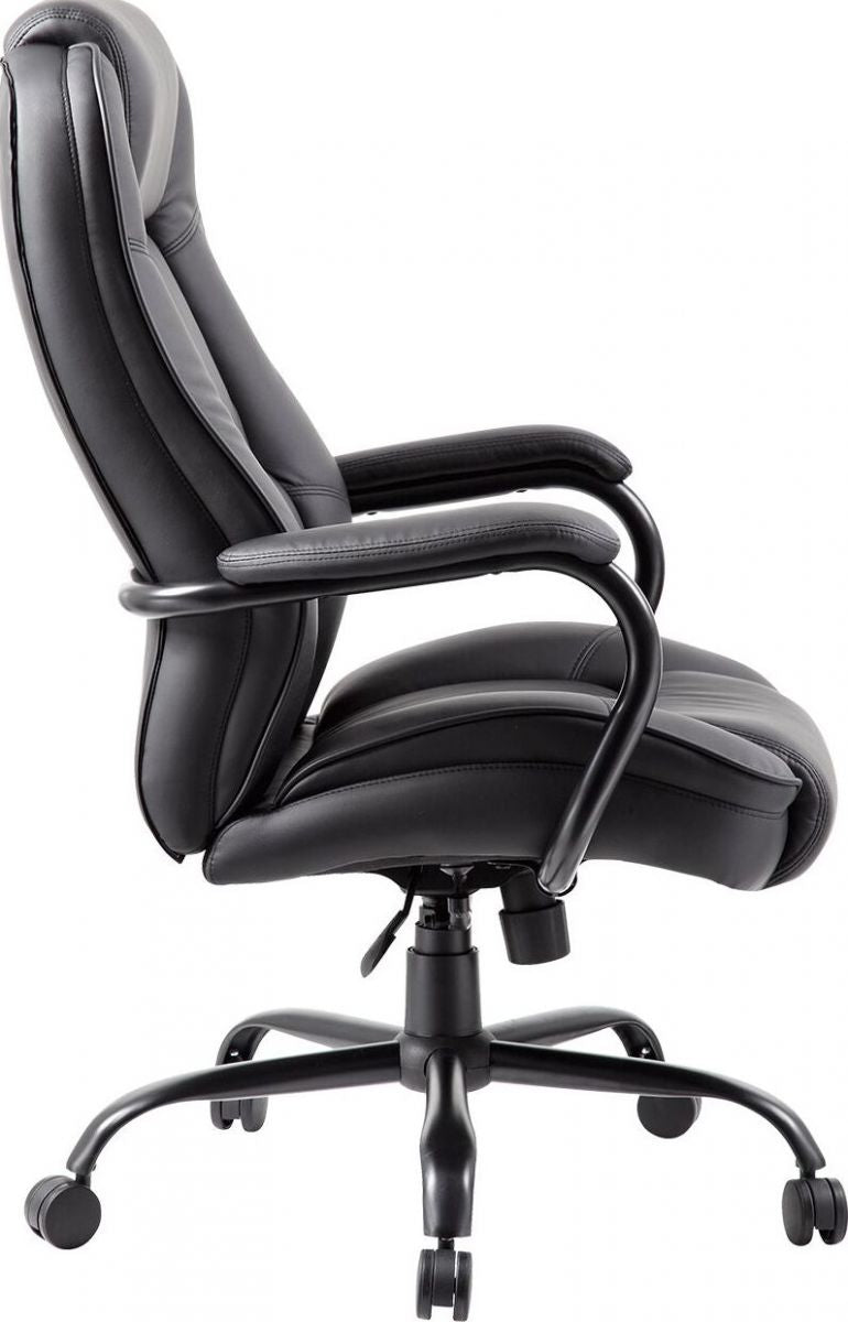 Office Chair Elegant XXL | size: Width: 79.5cm, Height: 113-120.5cm, Depth: 82cm | color: Black | image: 2 | variant: 1005247