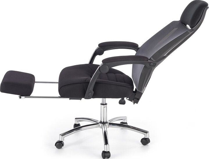 Office Chair Freeman | size: Width: 61cm, Height: 123cm, Depth: 60cm | color: Gray | image: 2 | variant: 1011571
