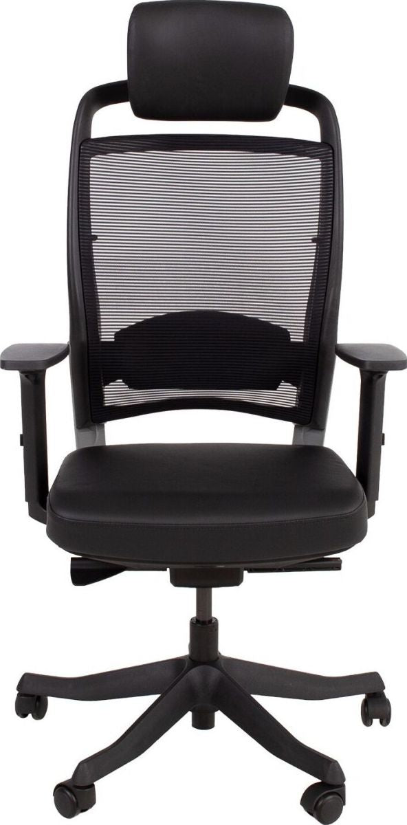 Office Chair Fulkrum | size: Width: 62cm, Height: 129cm, Depth: 70cm | color: Black | image: 2 | variant: 1005258