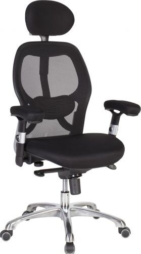 Office Chair Gaiola | size: Width: 67cm, Height: 116-126cm, Depth: 62cm | color: Black | image: 1 | variant: 1011579