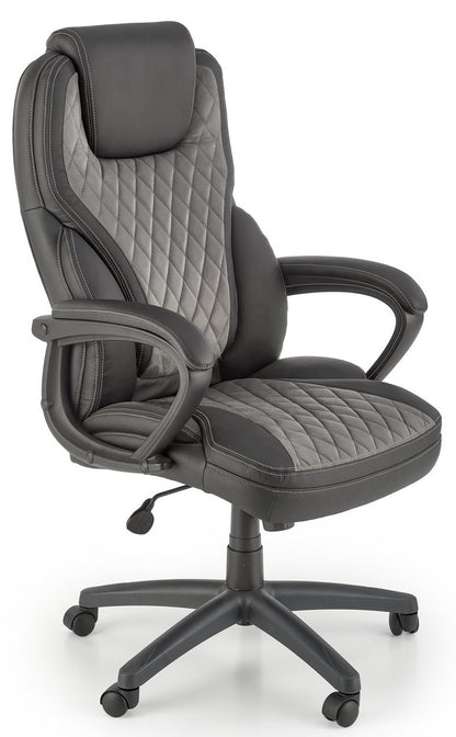 Office Chair Gandalf | size: Width: 65cm, Height: 113cm, Depth: 73cm | color: Black/Grey | image: 1 | variant: 1014086