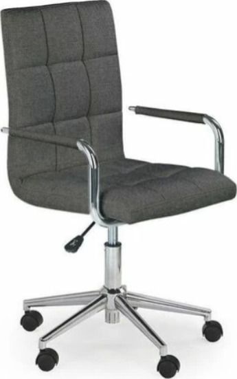 Office Chair Gonzo 3 | size: Width: 53cm, Height: 109cm, Depth: 60cm | color: Gray | image: 1 | variant: 1011543