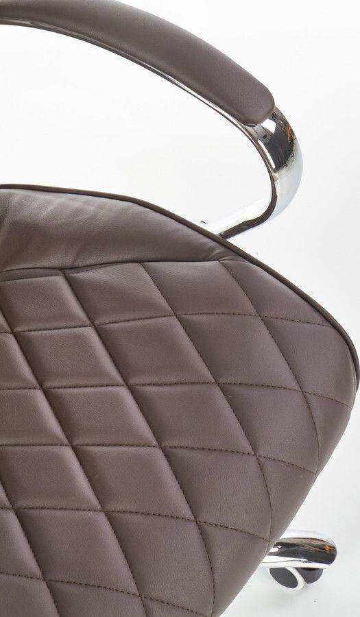 Office Chair Hilton | size: Width: 60cm, Height: 118cm, Depth: 72cm | color: Brown | image: 4 | variant: 1011568