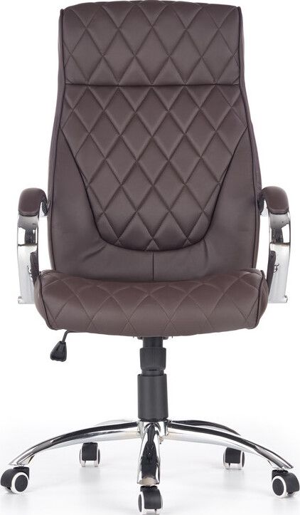 Office Chair Hilton | size: Width: 60cm, Height: 118cm, Depth: 72cm | color: Brown | image: 5 | variant: 1011568