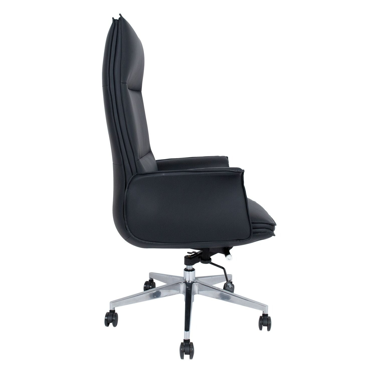 Office Chair Kathie | size: Width: 69cm, Height: 129cm, Depth: 72cm | color: Black | image: 1 | variant: 1017844