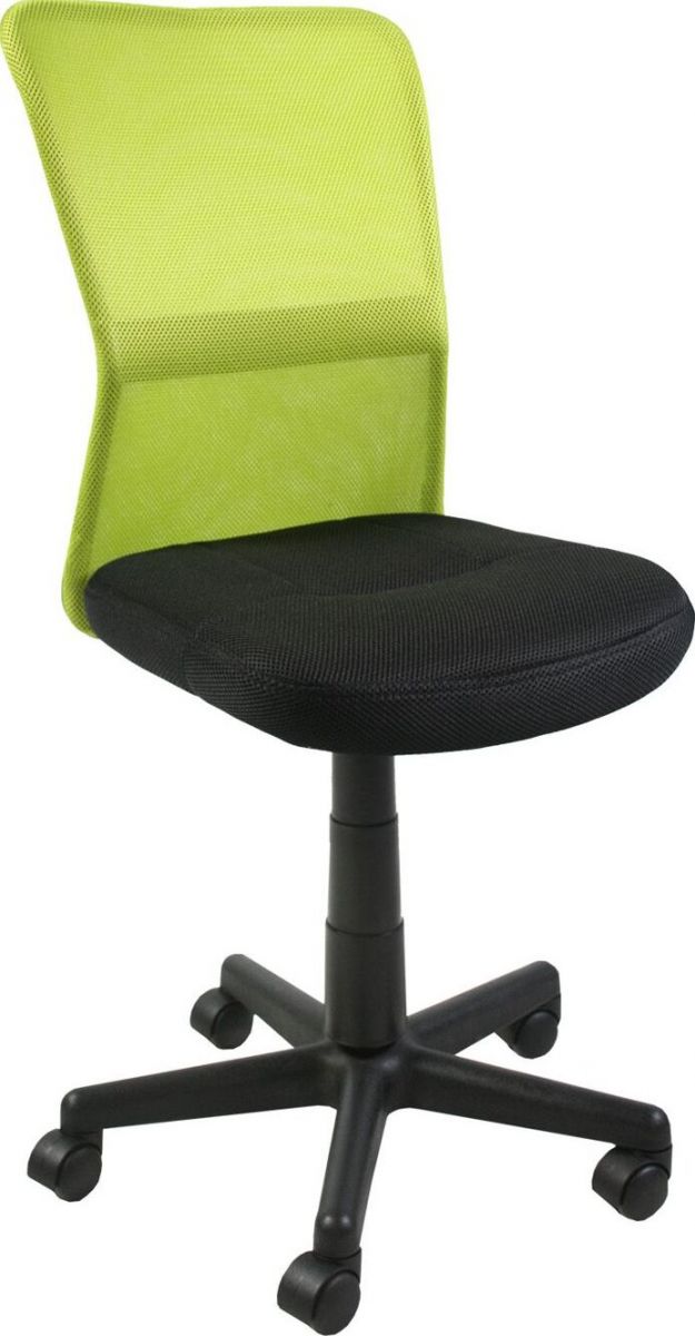 Office Chair Lampeter | size: Width: 41cm, Height: 83-93cm, Depth: 42cm | color: Green | image: 1 | variant: 1001123