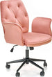 Office Chair Massa | size: Width: 65cm, Height: 100cm, Depth: 63cm | color: Pink | image: 1 | variant: 1002974