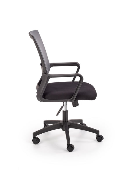 Office Chair Mauro | size: Width: 57cm, Height: 100cm, Depth: 56cm | color: Black/Grey | image: 1 | variant: 1017830