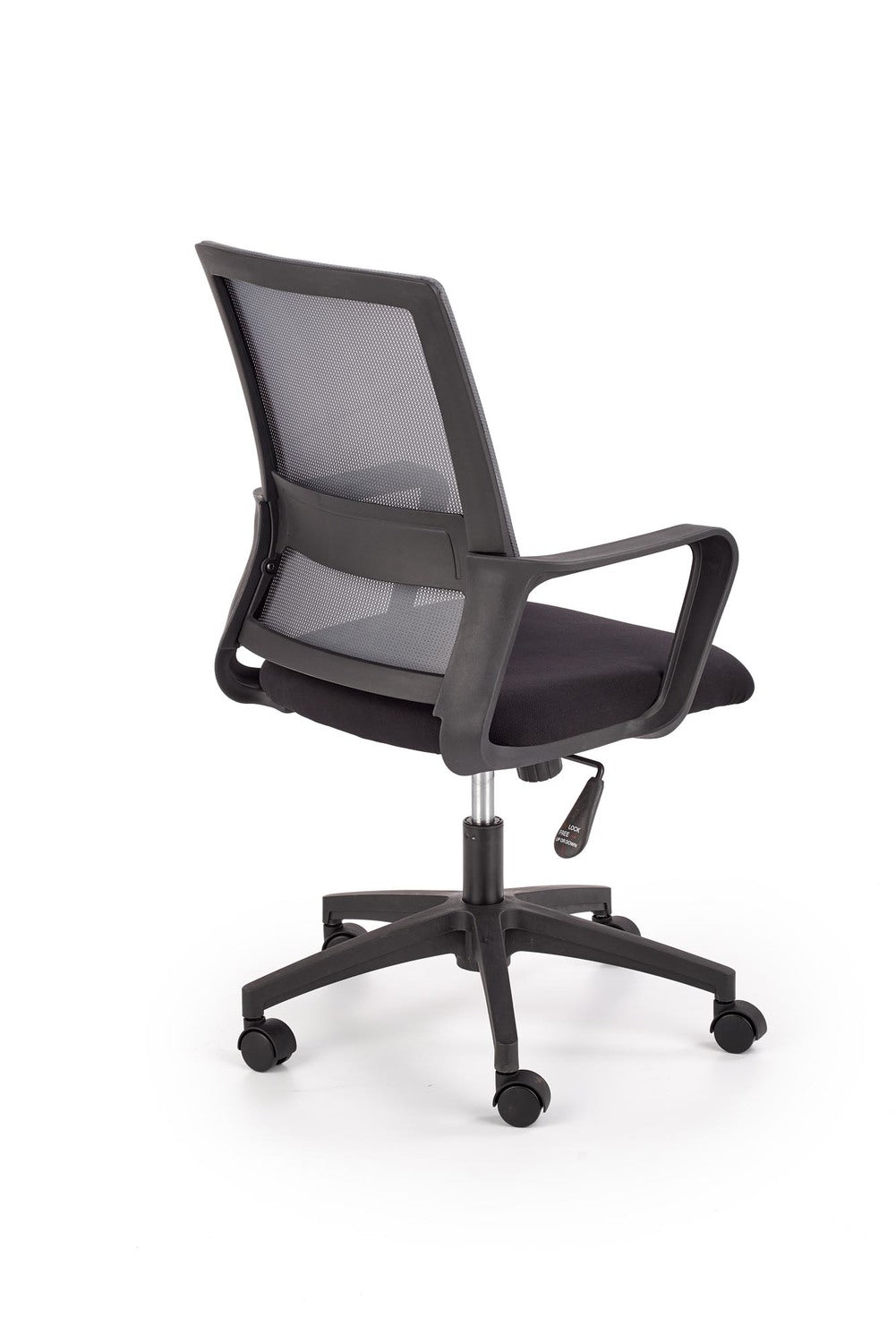 Office Chair Mauro | size: Width: 57cm, Height: 100cm, Depth: 56cm | color: Black/Grey | image: 2 | variant: 1017830