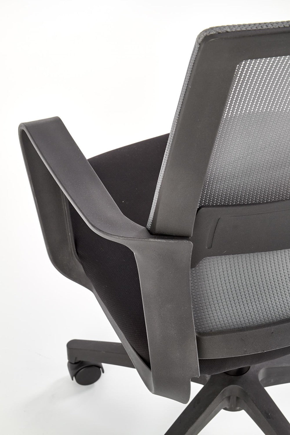 Office Chair Mauro | size: Width: 57cm, Height: 100cm, Depth: 56cm | color: Black/Grey | image: 3 | variant: 1017830