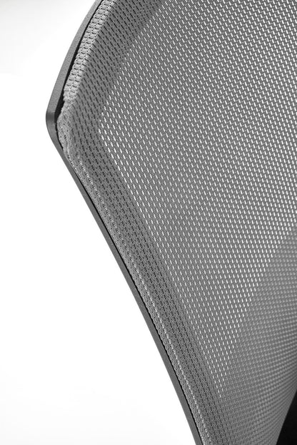 Office Chair Mauro | size: Width: 57cm, Height: 100cm, Depth: 56cm | color: Black/Grey | image: 4 | variant: 1017830