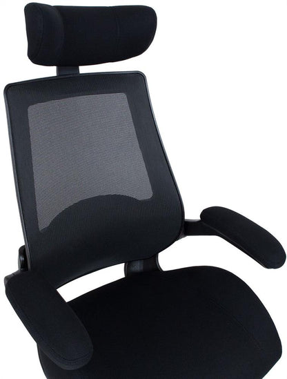 Office Chair Miller 1 | size: Width: 70cm, Height: 153.5cm, Depth: 71cm | color: Black | image: 5 | variant: 1017528
