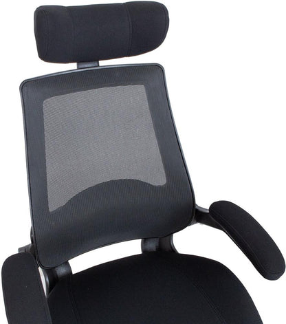 Office Chair Miller | size: Width: 70cm, Height: 131cm, Depth: 71cm | color: Black | image: 6 | variant: 1016783