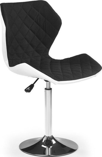 Office Chair Monza | size: Width: 48cm, Height: 104cm, Depth: 53cm | color: Black | image: 1 | variant: 1002921