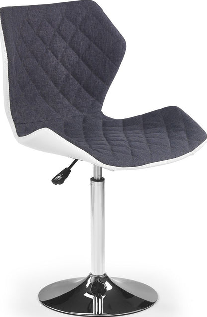 Office Chair Monza | size: Width: 48cm, Height: 104cm, Depth: 53cm | color: Gray | image: 1 | variant: 1002922