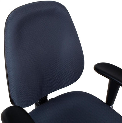 Office Chair Newtown | size: Width: 65cm, Height: 108cm, Depth: 47cm | color: Black/Blue | image: 5 | variant: 1006207